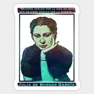 Julia De Burgos Sticker